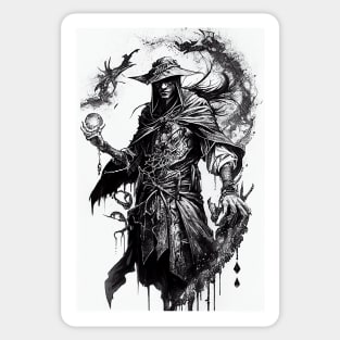 The Dark Necromancer Sticker